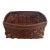 Contemporary Arte & Cuoio “Intrecci” Woven Leather Storage Basket For Sale
