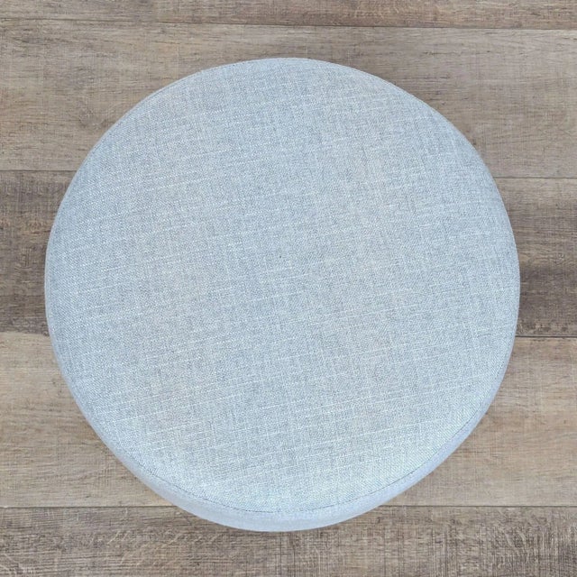 Modern Pottery Barn Jake Swivel Stool For Sale - Image 3 of 6