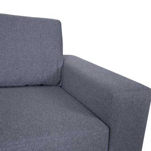 Textile Grey Fabric Indivi Three-Seater Sofa from BoConcept For Sale - Image 7 of 13