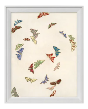 Kono Butterflies 3, Framed Artwork