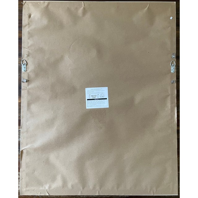 Burgundy Contemporary Still Life of Vibrant Flowers Oil Painting on Canvas, Framed For Sale - Image 8 of 10