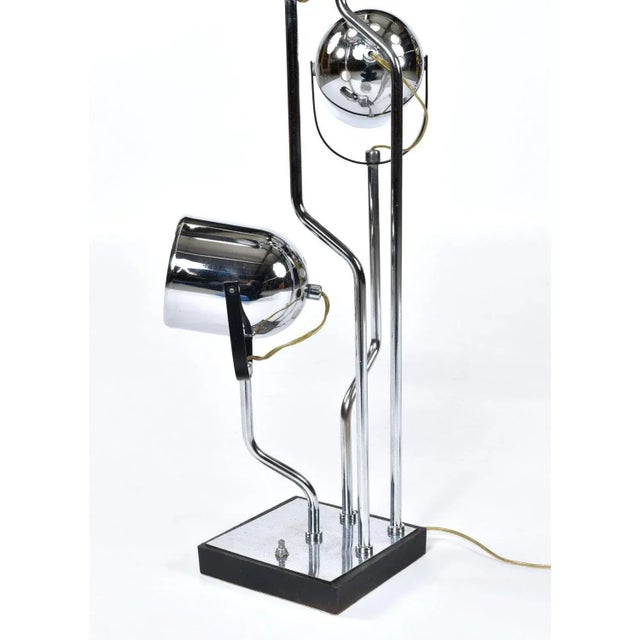 Wood Pair Goffredo Reggiani Sonneman Style Italian Modern Spotlight Table Lamps For Sale - Image 7 of 13