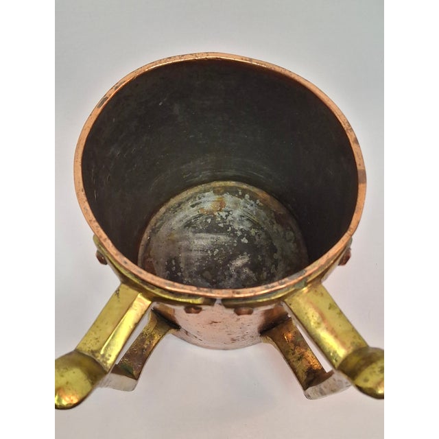 Antique 19th C Eastern European Copper Netilat Yadayim Ritual Washing Cup - Judaica For Sale - Image 14 of 14