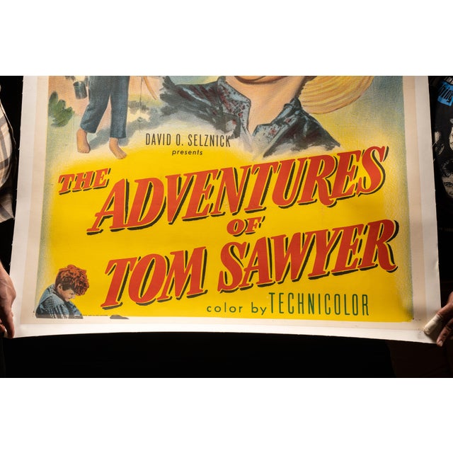 1930s Original 1938 "Adventures of Tom Sawyer" Matted Poster For Sale - Image 5 of 5