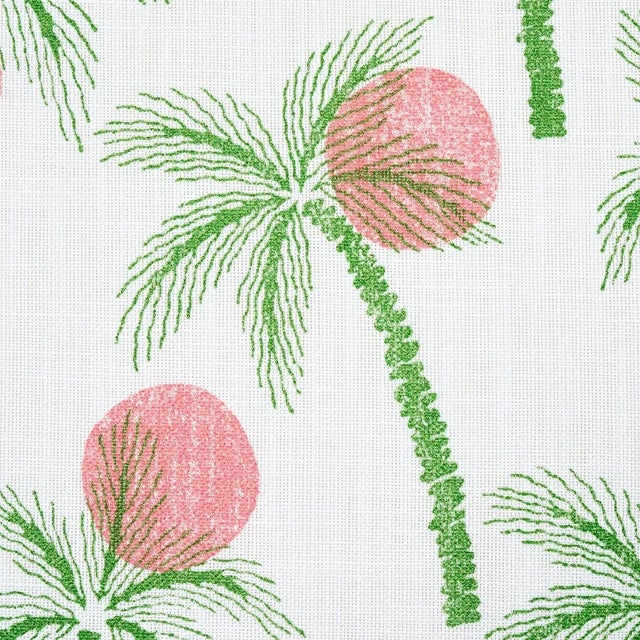 Contemporary Schumacher Clarabella Palm Indoor/Outdoor Fabric in Tropical For Sale - Image 3 of 5