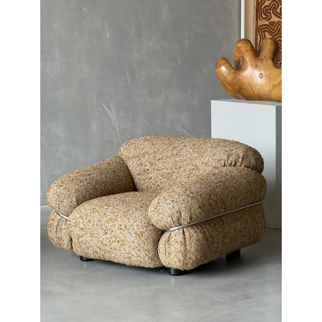 Sesann Armchairs by Gianfranco Fratinni, Set of 2 For Sale - Image 5 of 9