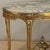 Late 19th Century 19th Century French Louis XVI Gilded Marble Top Oval Center Table For Sale - Image 5 of 18