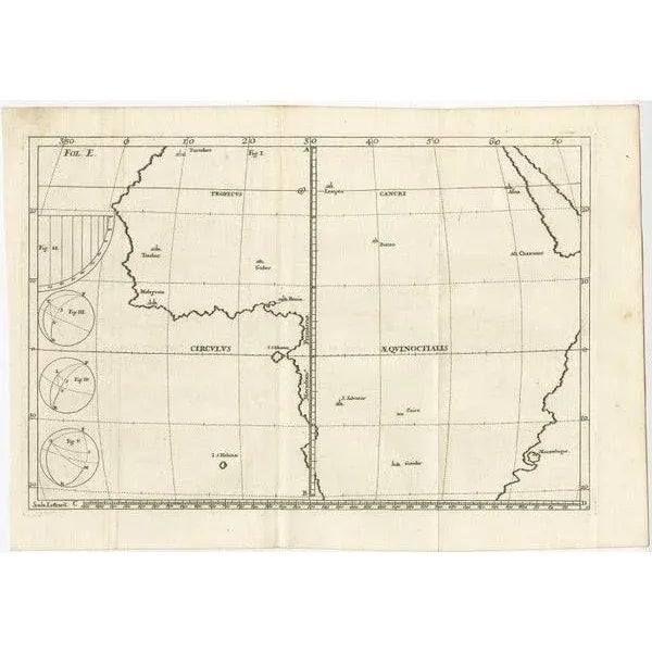 Antique Map of Central Africa by Scherer, 1703 For Sale - Image 5 of 5