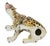 Vintage Italian ceramic serval sculpture, from 1980's. Hand crafted sculpture of sitting serval is created in glazed and...