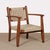 Brown Armchair in Oak and Rope, 1900s For Sale - Image 8 of 8