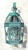 Metal Vintage Petite Solid Brass Wall Lantern - 11” H X 5.5 W X 6” D For Sale - Image 7 of 7