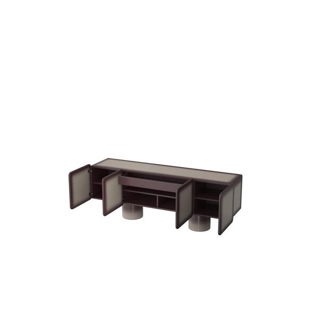 Four-Doors Sideboard with Lacquer Finish by Ultramobili For Sale - Image 4 of 13