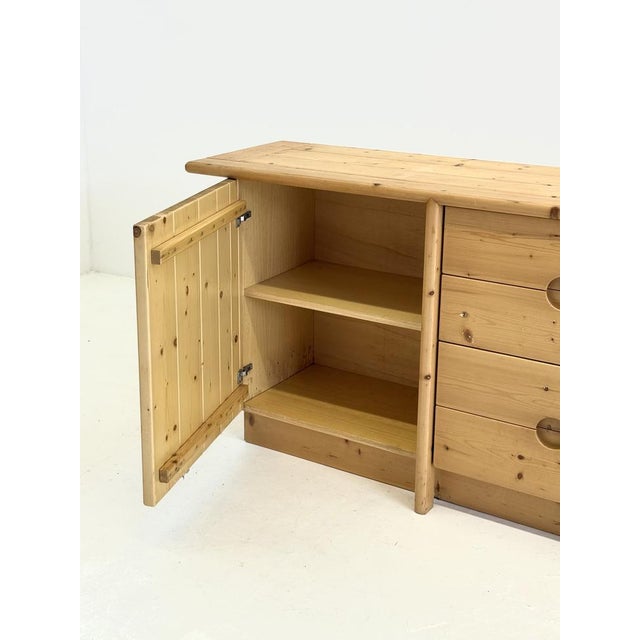 Pine Sideboard by Charlotte Perriand for Les Arcs, 1970s For Sale - Image 6 of 11