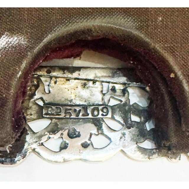 Antique 19th Century Sterling Silver Photo Frame from Jacob & Co. Rosenthal For Sale - Image 12 of 14