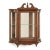 Traditional Melinda Wall Curio, Dark Brown For Sale - Image 3 of 3