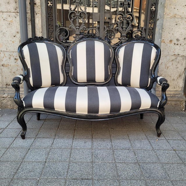 Antique Napoleon III Sofa, 1890s For Sale - Image 3 of 18