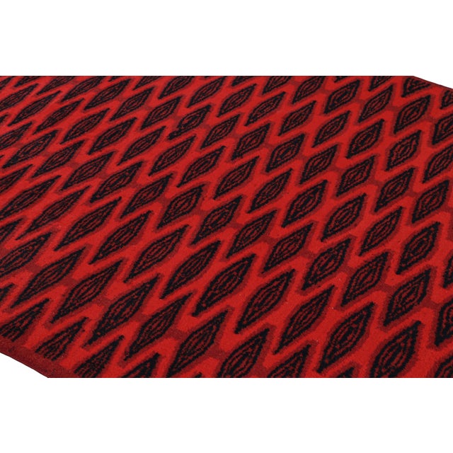 Hand-knotted in wool and originating from Turkey circa 1960 – 1970, this 5x8 vintage Zeki Müren rug is a unique addition...