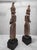 19th Century Antique Carved Burmese Monastic Attendant on Pedestal Base - Set of 2 For Sale - Image 5 of 11