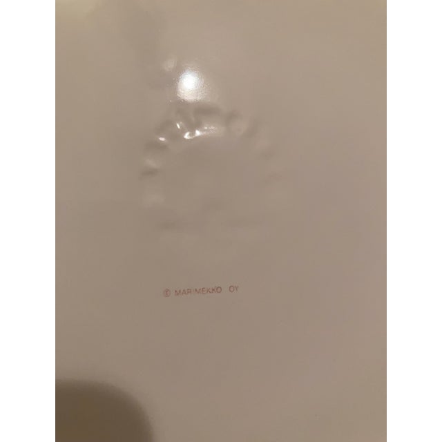 Postmodern 1980s Pfaltzgraff Marimekko Large Dinner Plate Dish w/ Floral Flower Colorful Tulip - Set of 9 For Sale - Image 3 of 6