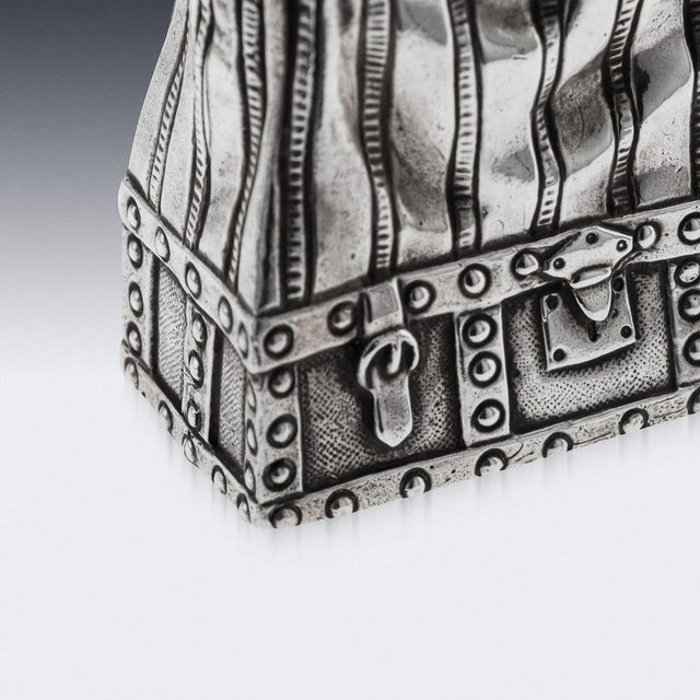 Vintage English Silver Doctors Case, 1930 For Sale - Image 14 of 17