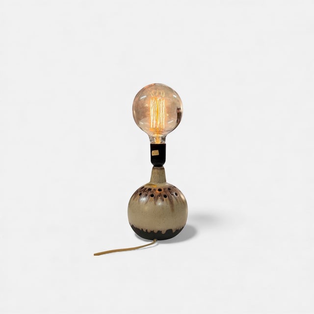 Illuminated Ceramic Table Lamp from P.M. Keramik, 1970s For Sale - Image 6 of 6