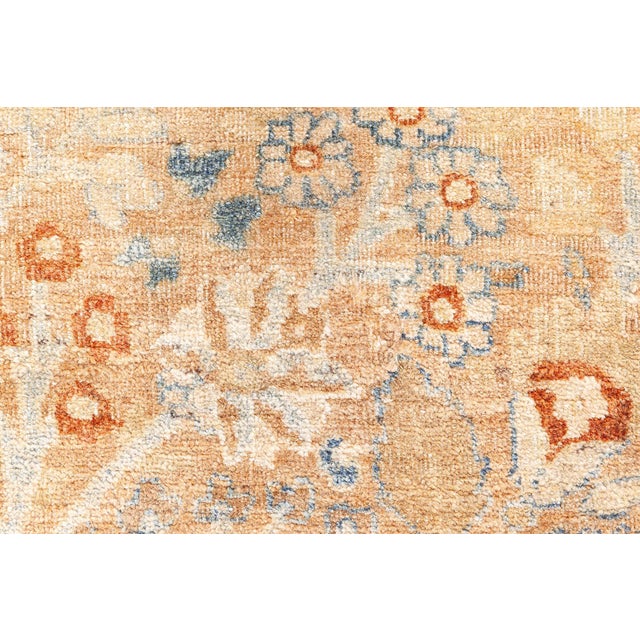 Textile Antique Persian Tabriz Rug For Sale - Image 7 of 9