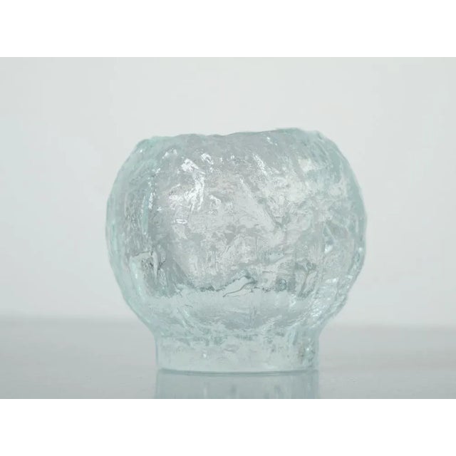 Glass Swedish Candleholders in Glass, Set of 2 For Sale - Image 7 of 12