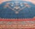 Tribal Large Antique Turkish Oushak Rug in Blue and Red With Ornate Medallion Design For Sale - Image 3 of 12