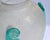 Archimede Seguso Style Scavo Corroso Art Glass Vase Frosted & Aqua Murano Glass For Sale - Image 11 of 16
