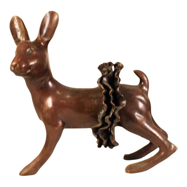 Bronze Bunny in Tutu For Sale
