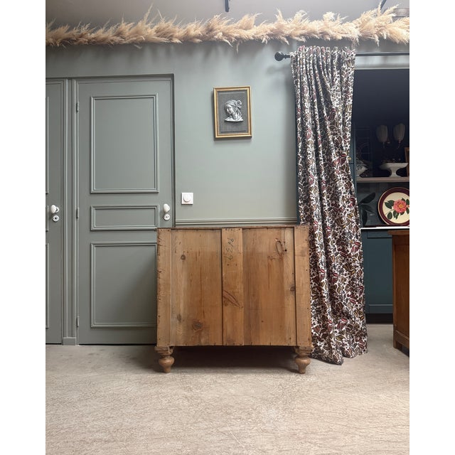 1920s English Pine Chest of Drawers, 1920s For Sale - Image 5 of 14