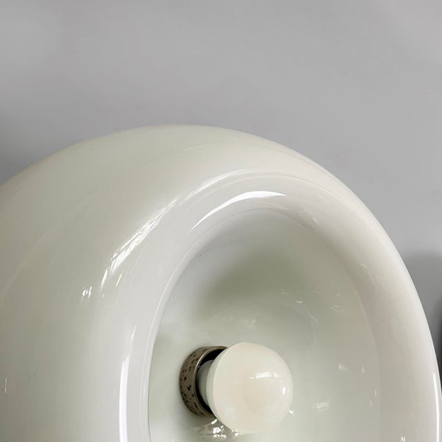 Italian Modern Velella Wall Lamps in Opaline Glass by Achille and Pier Giacomo Castiglioni for Flos, 1970s, Set of 2 For Sale - Image 14 of 15
