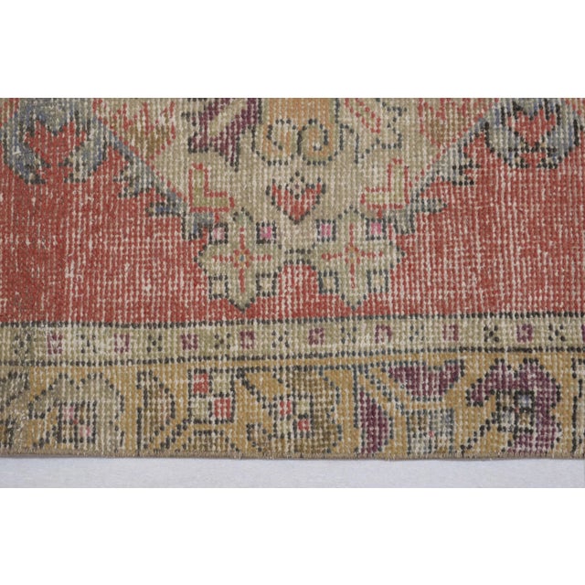 Textile 1970's Warm Vintage Turkish Hand-Knotted Hallway Runner Rug 2'9" X 9'2" For Sale - Image 7 of 13