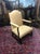 Vintage Arm Chair, Accent Chair, Gold Upholstery For Sale - Image 12 of 14