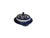 Late 19th Century Antique e.b. & j.e.l. Blue Willow Covered Butter Muffin Dish Original Ceramic Liner Staffordshire, England 1890s For Sale - Image 5 of 8