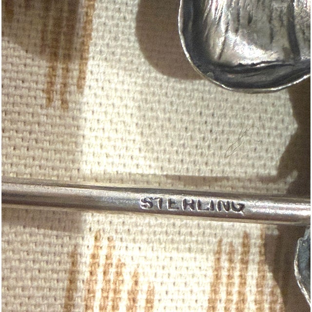 Mid 20th Century Sterling Flower Salt & Pepper Shakers For Sale - Image 9 of 12
