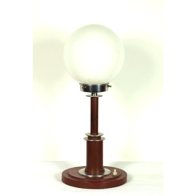 Large German Bauhaus Table Lamp, 1930s For Sale - Image 4 of 6