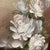 Wood Vintage Painting on Driftwood “White Peony“ by Robert Cox (1934- 2001) Framed For Sale - Image 7 of 12