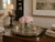 A quality antique Edwardian silver plated tea tray, beautifully engraved with ornate floral and scrolling decoration. This...
