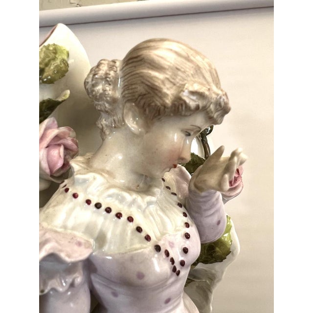 Large Art Nouveau Vase in German Slip For Sale - Image 5 of 13