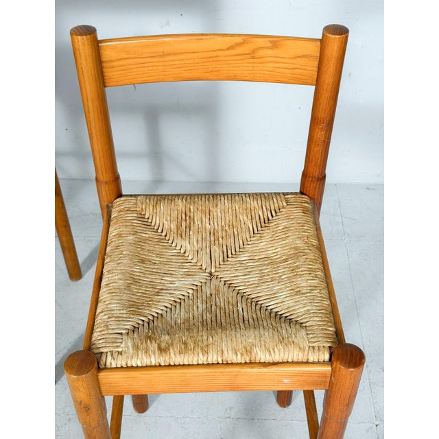 Vintage Carimate Stools in Pine by Vico Magistretti, 1970s, Set of 2 For Sale - Image 9 of 13