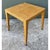 Camel Vintage Baker Milling Road Rattan Square Game Table For Sale - Image 8 of 12