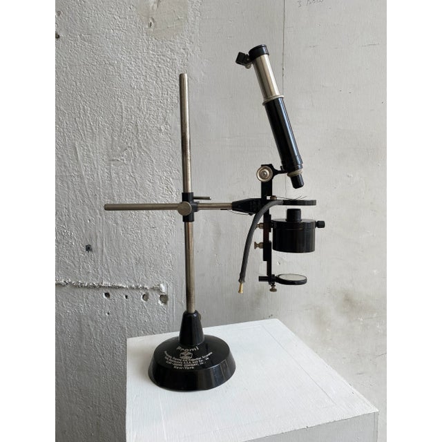 Black W & H Seibert Wetzlar No. 30824 Promi Microscope Drawing and Projection Apparatus, Clay-Adams Company, Inc. New York, Circa 1920s For Sale - Image 8 of 9
