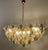 Oval Amber and Grey Poliedri Murano Glass Chandelier or Ceiling Light, 1990s For Sale - Image 3 of 15