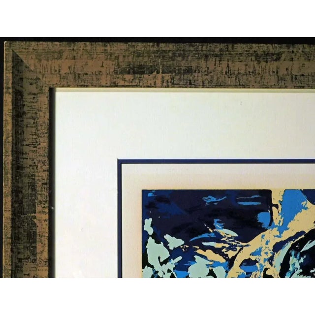 1990s LeRoy Neiman Blue Whale Signed Limited Edition Serigraph For Sale In Denver - Image 6 of 7