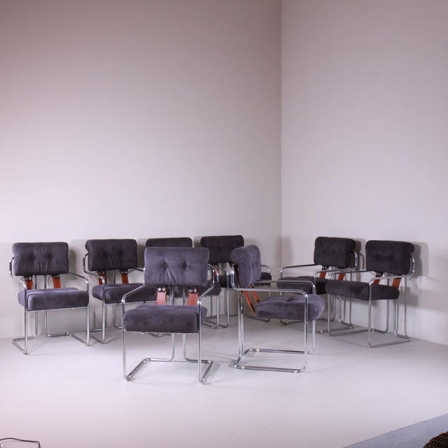 Tucroma Armchairs by Guido Faleschini, Set of 10 For Sale - Image 17 of 18