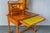 Brown Art Nouveau Desk in Pine For Sale - Image 8 of 18