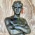 Vintage Boho Plaster Statue of Man For Sale - Image 10 of 11