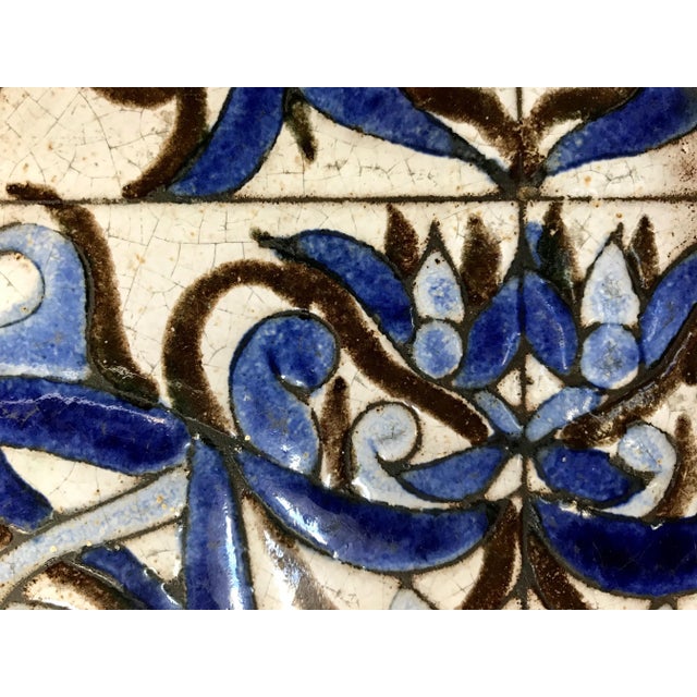 1970s Italian Ceramic & Steel Side Tables or Nightstands, 1970s, Set of 2 For Sale - Image 5 of 18