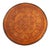 Handcrafted in Italy from solid walnut, this round dining table features an intricate inlaid top arranged in concentric...